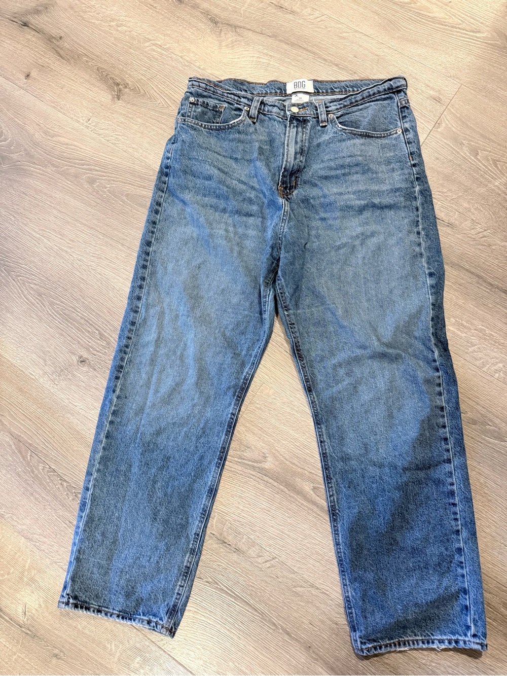 BDG Medium Wash Blue Relaxed Jeans